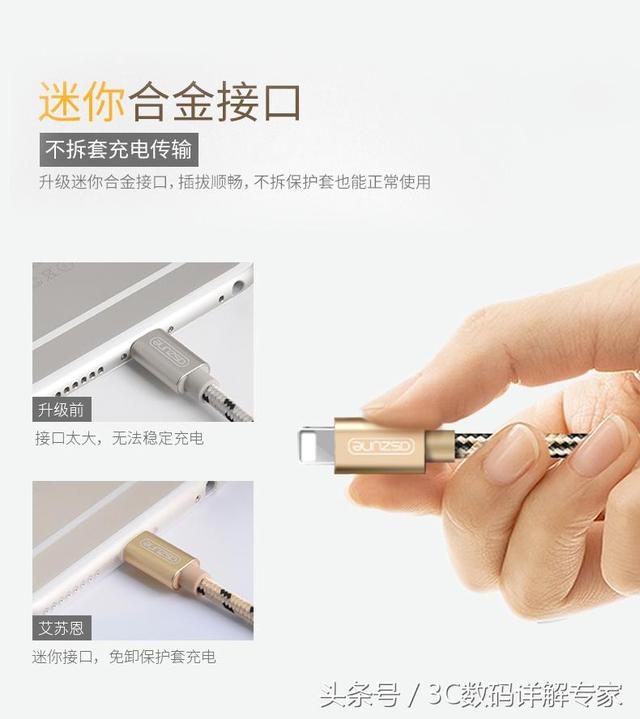 苹果iPhone6/6s/5/5s/7数据线2米原装正品快充Plus版-图2